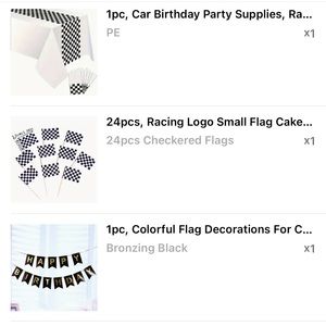 Racing Theme 2nd birthday Decor